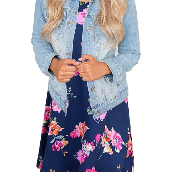 Women’s halter neck boho casual dress - Picture 4 of 5